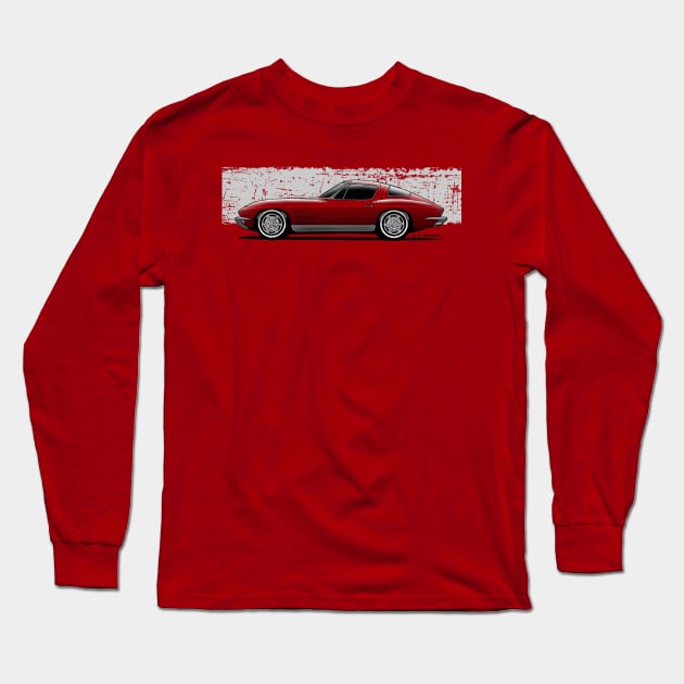 The incredibly beautiful american sports car Long Sleeve T-Shirt by jaagdesign